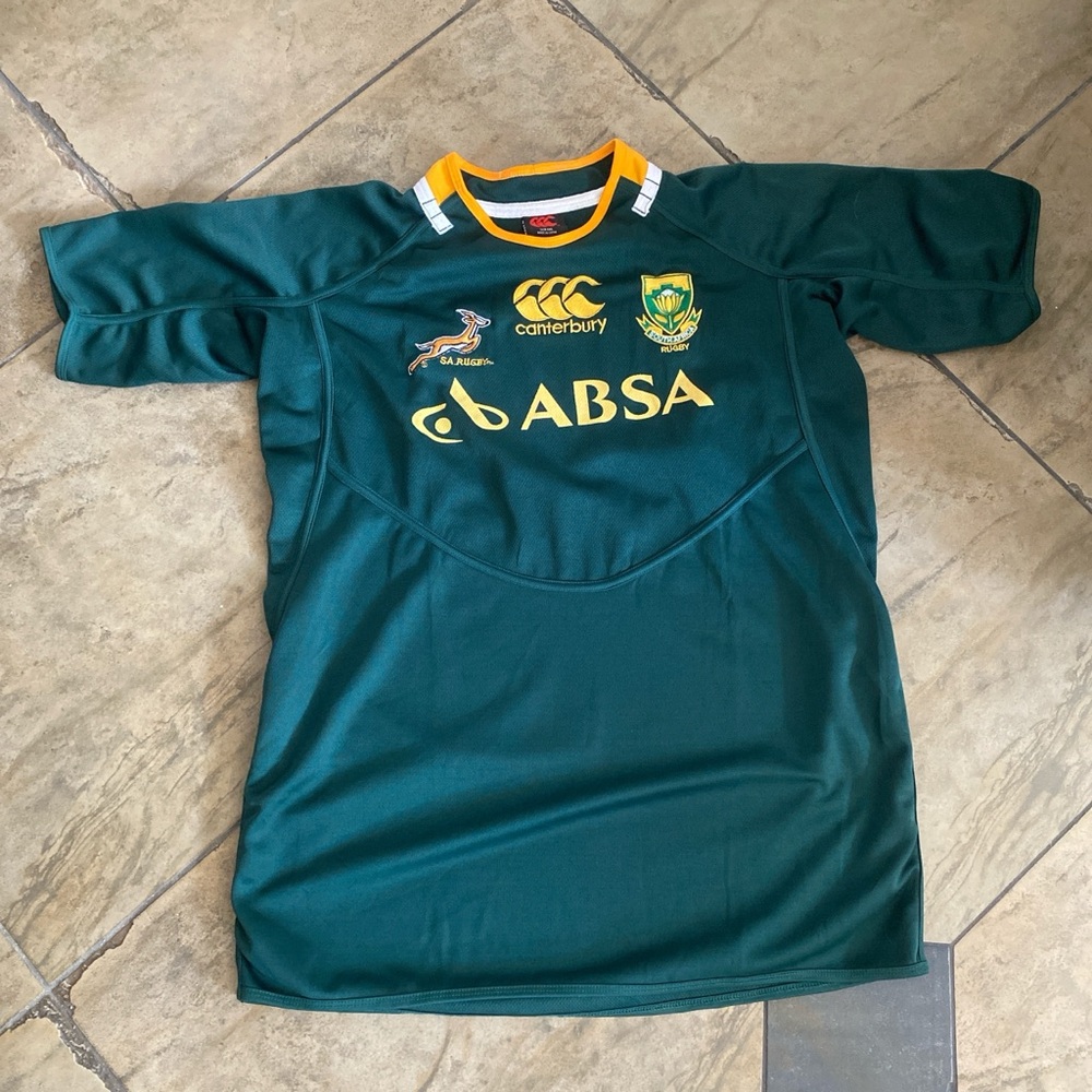 Canterbury South Africa Rugby Shirt Jersey Vintage Size XXL Men's ABSA